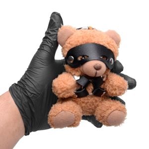 Chaveiro Ursinho Pelúcia Sado 10 X 9cm Sexy Import