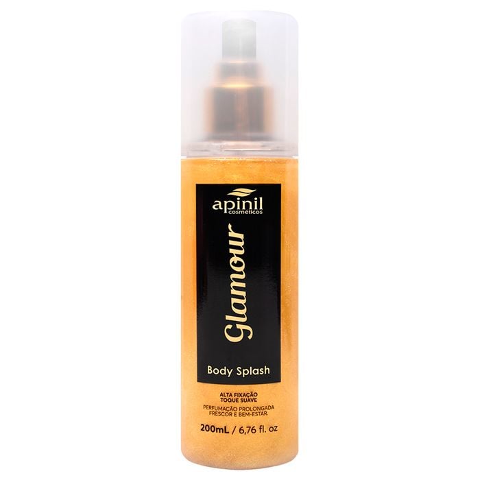 Glamour Body Splash Shine Toque Suave 200ml Apinil