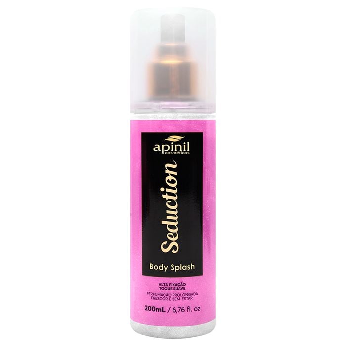 Seduction Body Splash Shine Toque Suave 200ml Apinil
