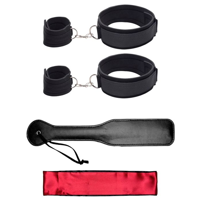 Kit Sado Venda Bondage 04 Produtos Youvibe Vipmix