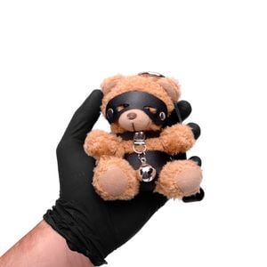 Chaveiro Ursinho Sado Sino 10 X 9cm Sexy Import