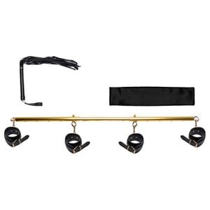 Kit Bondage Barra Dourada Algemas Youvibe Vipmix