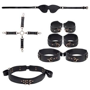 Kit Bondage 6 Itens Restrições Cruzada Youvibe Vipmix