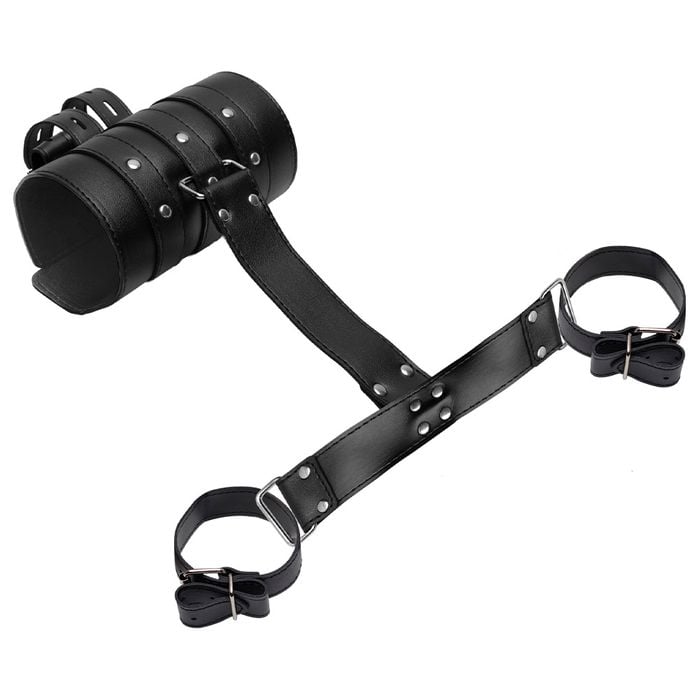 Kit Sado Algemas Bondage Couro Youvibe Vipmix