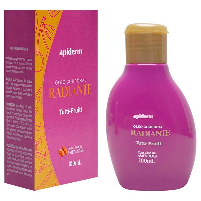 Radiante óleo Corporal Tutti Frutti 100ml Apinil