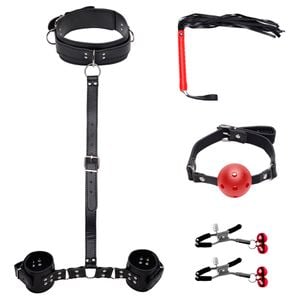 Kit Sado Mordaça Bondage 4 Peças Youvibe Vipmix