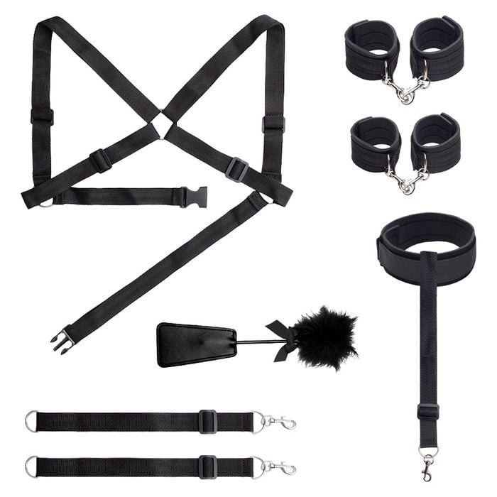 Kit De Bondage Com 7 Peças Sado Youvibe Vipmix