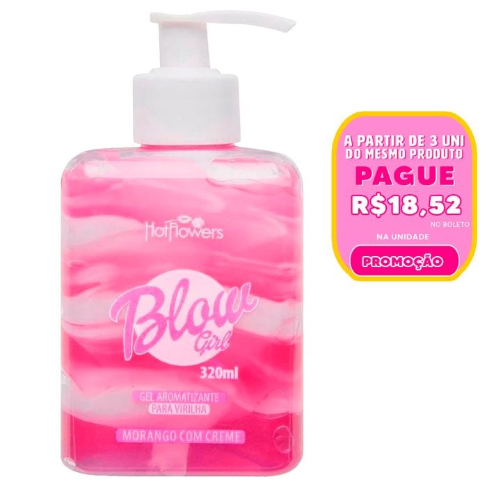 Blow Girl Gel Sexo Oral 320ml Hot Flowers