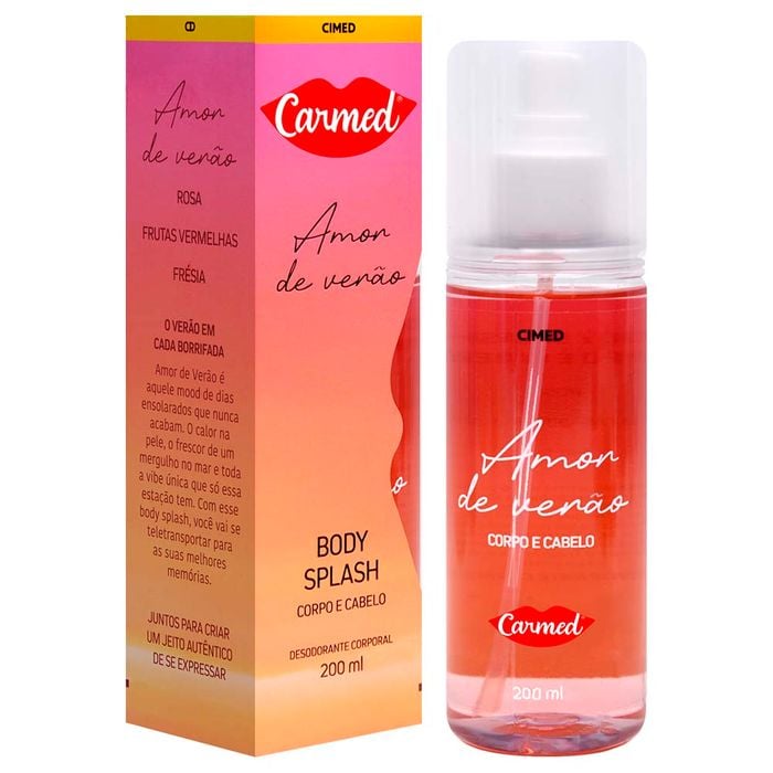 Carmed Body Splash Amor De Verão 200ml Cimed
