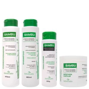 Kit Capilar Extrato De Bambu 04 Itens Sofisticatto
