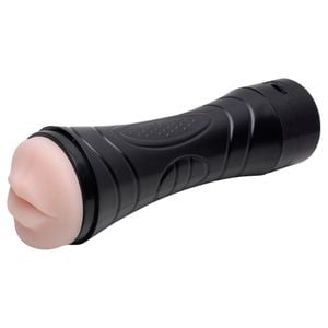 Masturbador Lanterna Boca Texturizado Vibro Vipmix