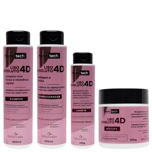 Kit Capilar Liso Absoluto 04 Itens Sofisticatto