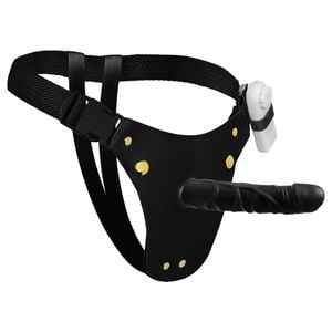 Cinta Peniana Pênis Realístico Vibrador 18 X 4cm Soulsex