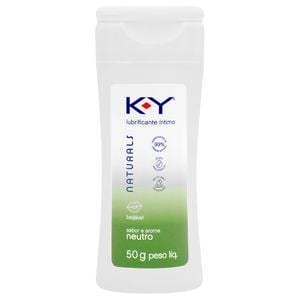 K-y Naturals Lubrificante Beijável Neutro 50g Ky