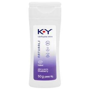 K-y Naturals Lubrificante Beijável Blueberry 50g Ky