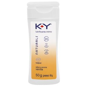 K-y Naturals Lubrificante Beijável Vanilla 50g Ky
