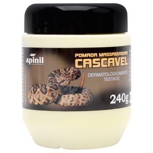 Cascavel Pomada Massageadora 240g Apinil