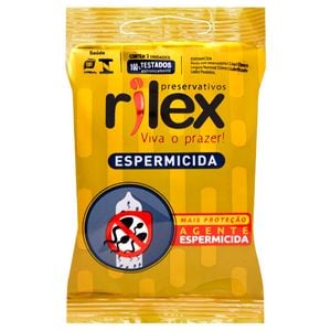 Preservativo Espermicida 03 Unidades Rilex