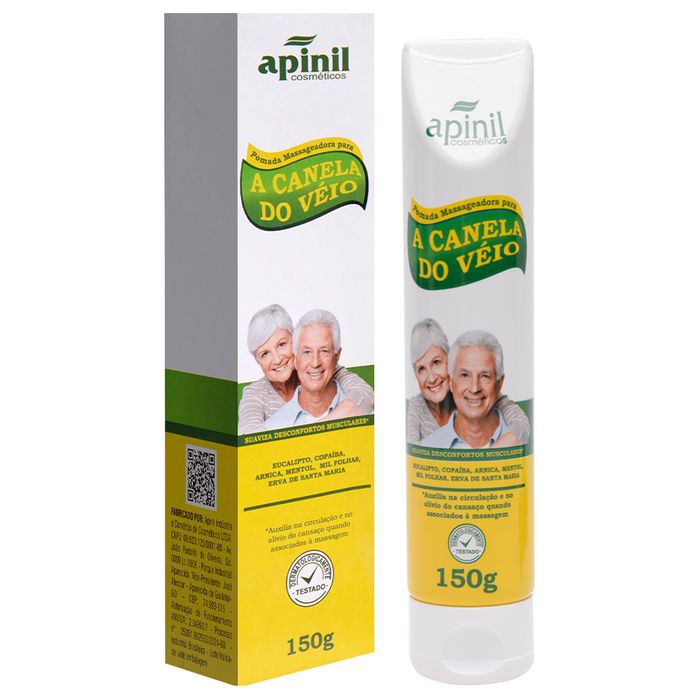 Canela Do Véio Pomada Massageadora 150g Apinil