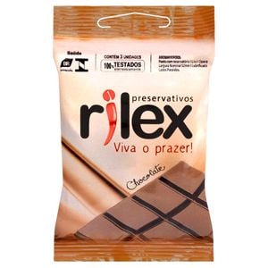 Preservativo Chocolate 03 Unidades Rilex