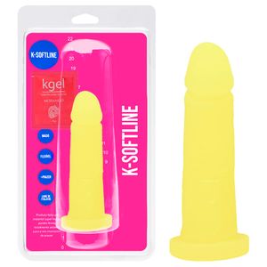 Pênis De Borracha Fosforescente 16 X 3,7cm Kgel