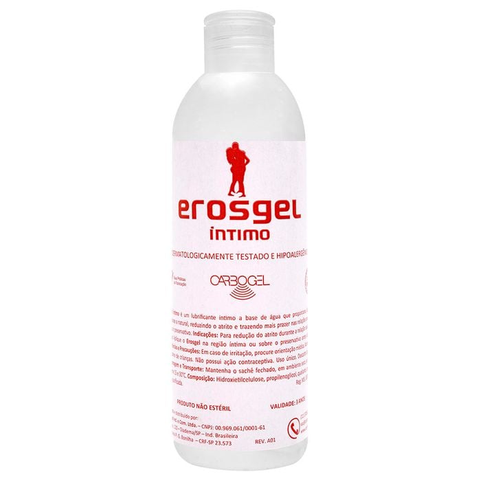 Erosgel Lubrificante íntimo 250g Carbogel