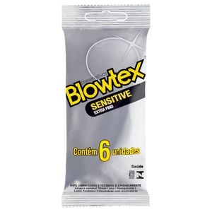 Preservativo Sensitive Extra Fino 06 Unidades Blowtex