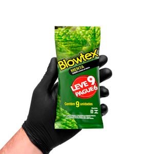 Preservativo Sabor Menta 09 Unidades Blowtex