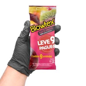 Preservativo Sabor Tutti Frutti 09 Unidades Blowtex