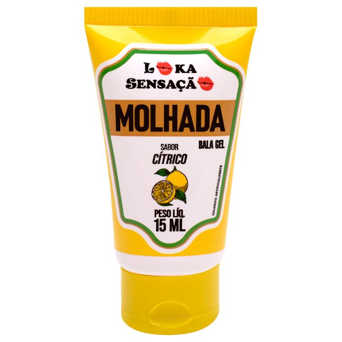 Molhada Bala Em Gel 15ml Loka Sensação