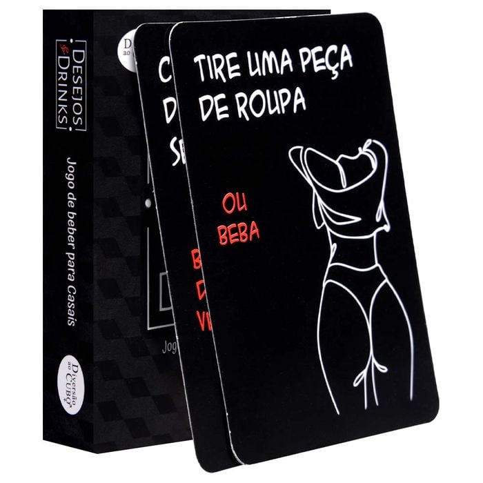 Jogo Desejos E Drinks Para Casais Diversão Ao Cubo