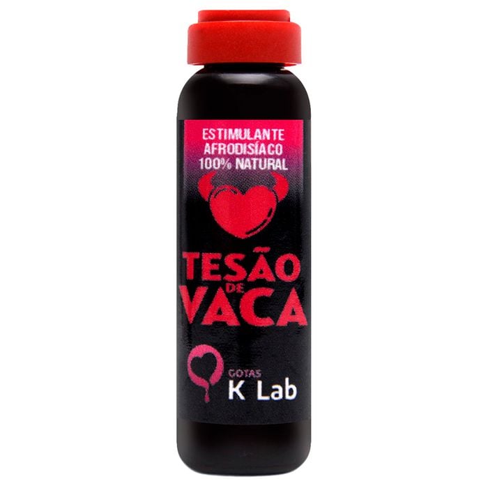 Tesão De Vaca Excitante Feminino Natural 10ml K-lab