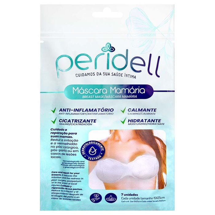 Máscara Mamária Hidratante 10 Unidades Hot Flowers