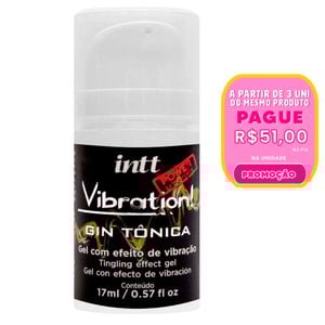 Vibration Gel Gin Power Vibração Hot 17ml Intt