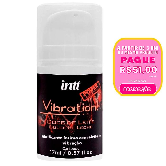 Vibration Gel Doce De Leite Vibração Hot 17ml Intt