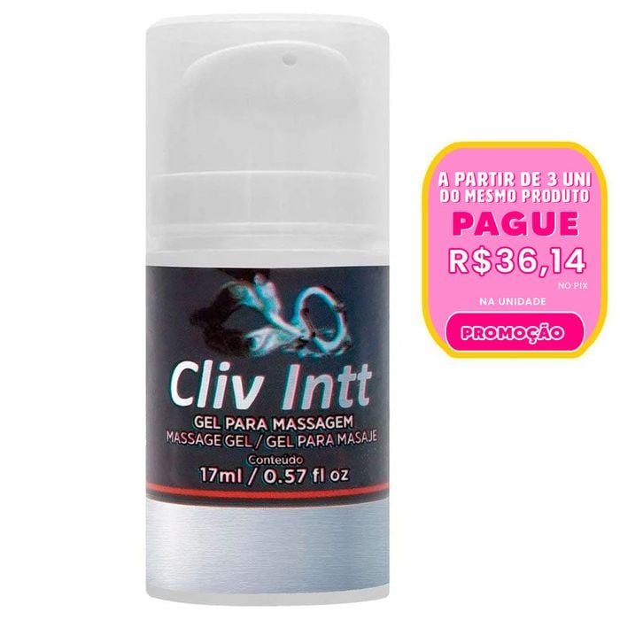 Cliv Tons Gel Facilitador Anal Vinho Tinto 17ml Intt
