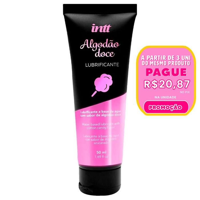 Lubrificante Corporal Algodão Doce 50ml Intt