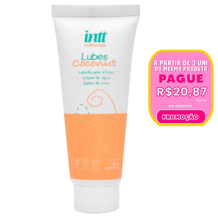 Lubes Coconut Lubrificante íntimo Wellness 50g Intt