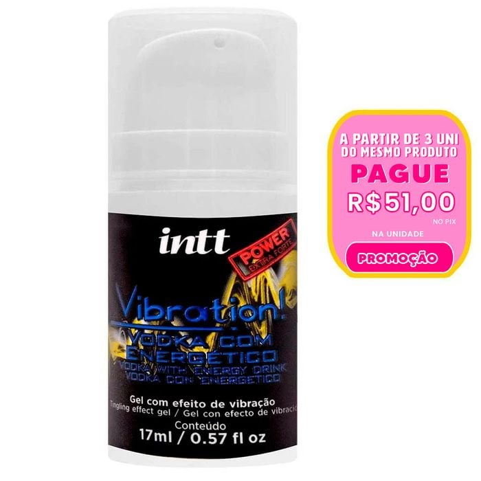 Vibration Vodka Com Energético Vibração Hot 17ml Intt