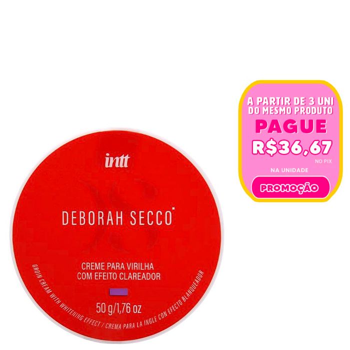 Creme Clareador íntimo Deborah Secco 50g Intt