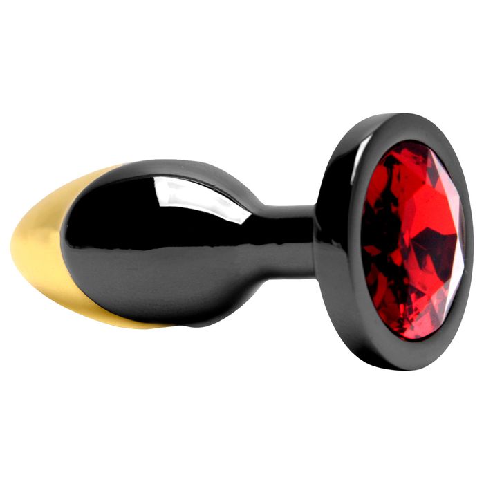 Plug Anal P Bicolor Luxo Pedra Acrílica Vipmix