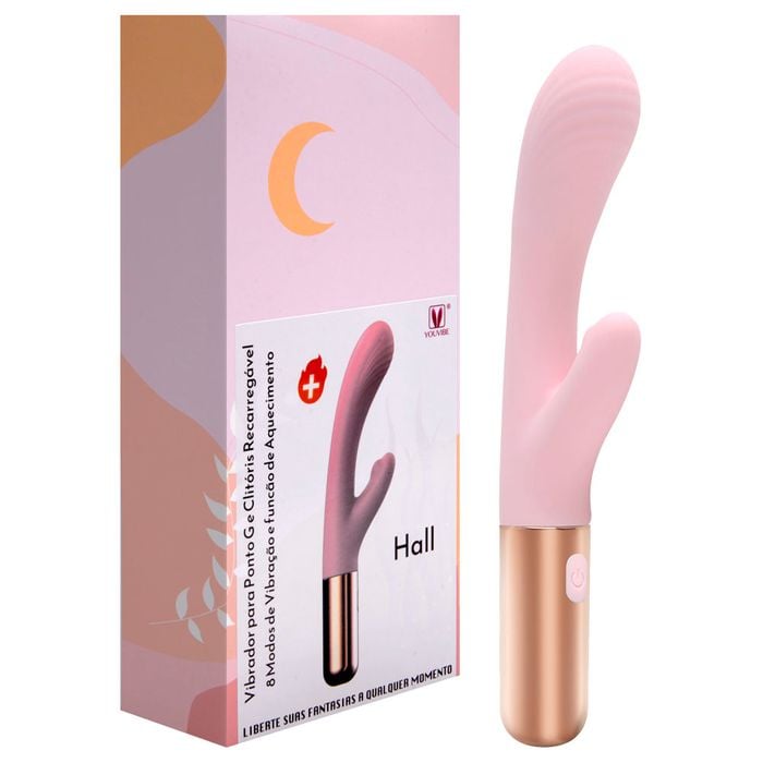 Vibrador Clitóris 8 Vibrações Aquece Hall Vipmix
