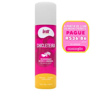 Desodorante íntimo Corporal 166ml Chicleteira Intt