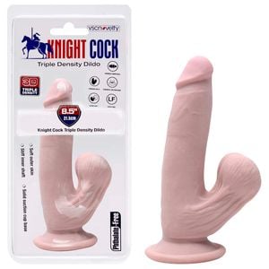 Pênis Realístico Ventosa 21,5 X 4,4cm Knight Cock Vipmix