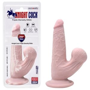 Pênis Realístico Ventosa 19 X 4cm Knight Cock Vipmix