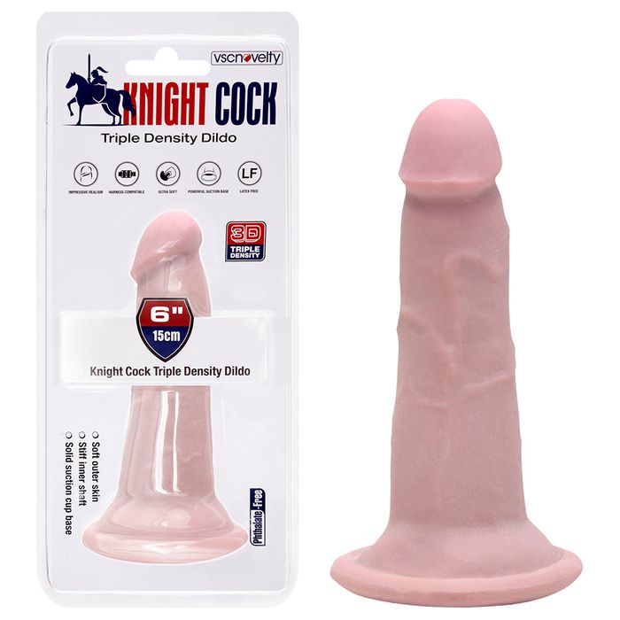 Pênis Realístico Ventosa 15 X 4cm Knight Cock Vipmix