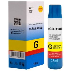 Cefalexana Gel Térmico Comestível 18ml Segred Love