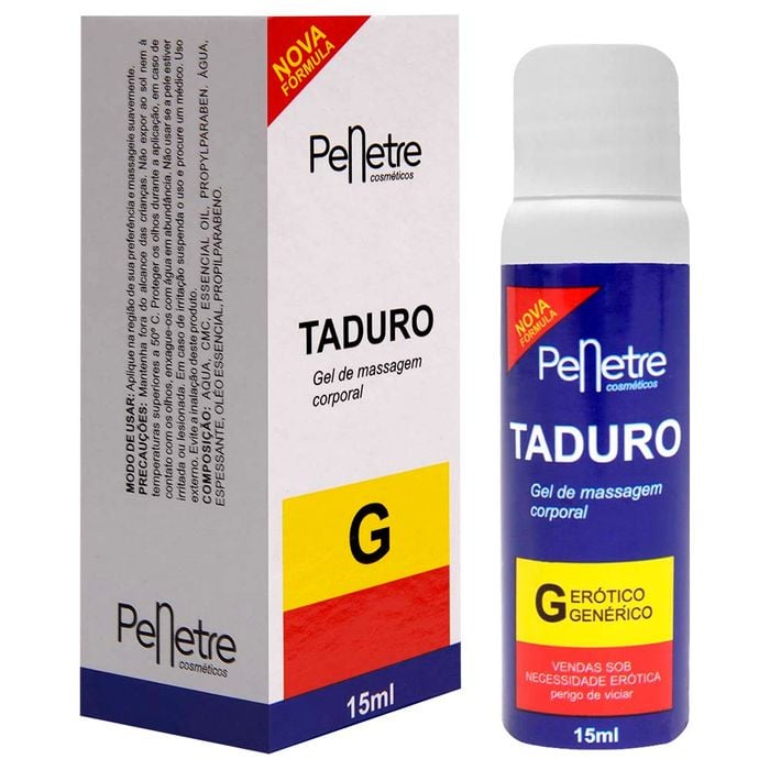 Taduro Gel Potência Masculina 15ml Penetre
