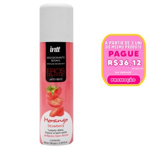 Desodorante íntimo Morango Eros 166ml Intt
