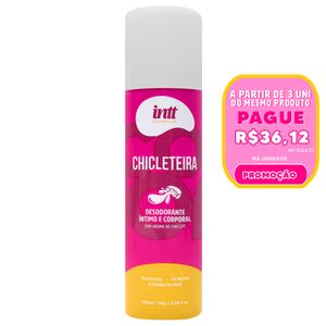 Desodorante íntimo Corporal 166ml Chicleteira Intt